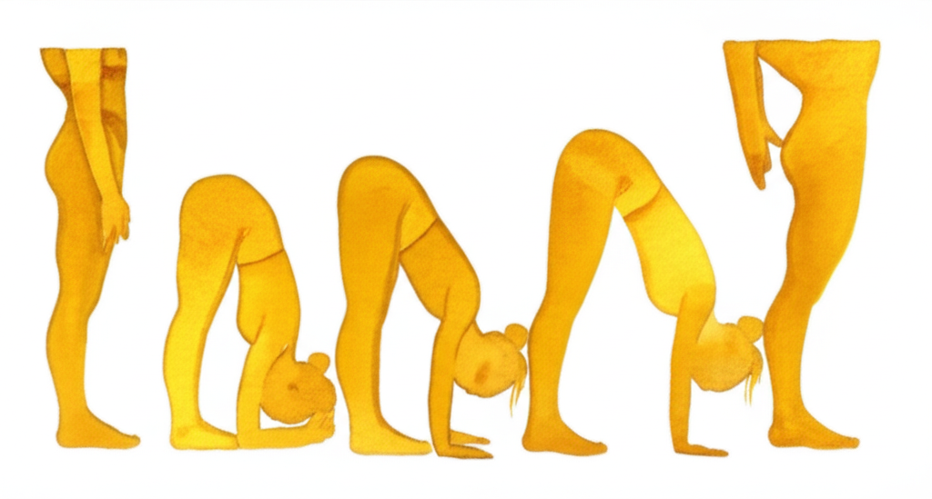 활 자세 동작 시퀀스