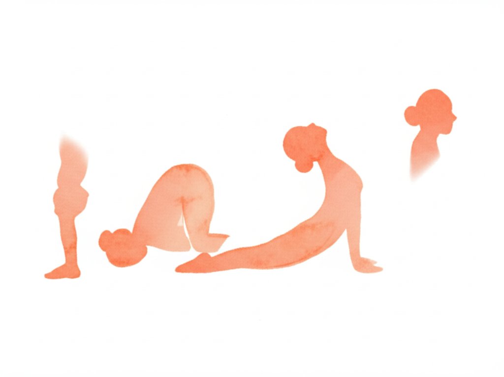 소 자세 동작 시퀀스