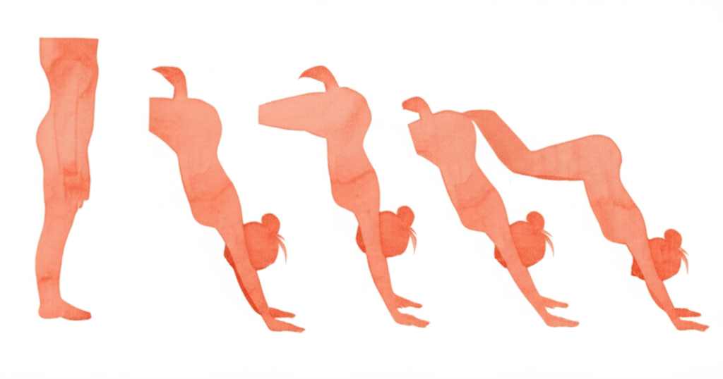 아래를 향한 개 자세