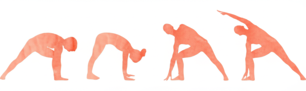 확장 측면 각도 자세