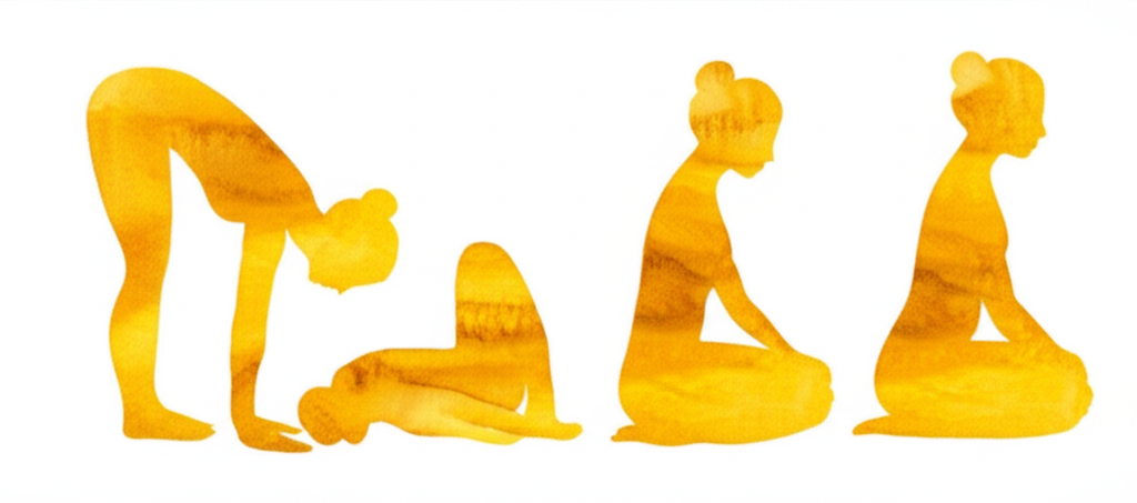 장작 자세 동작 시퀀스