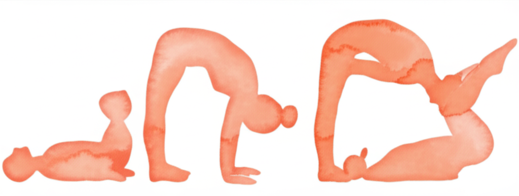 물고기 자세 동작 시퀀스