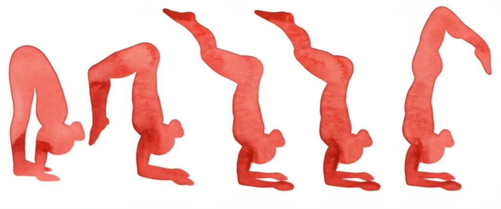 팔뚝 물구나무서기