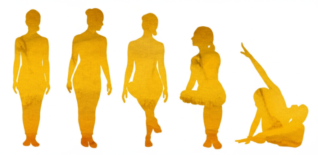 반 물고기 왕 자세