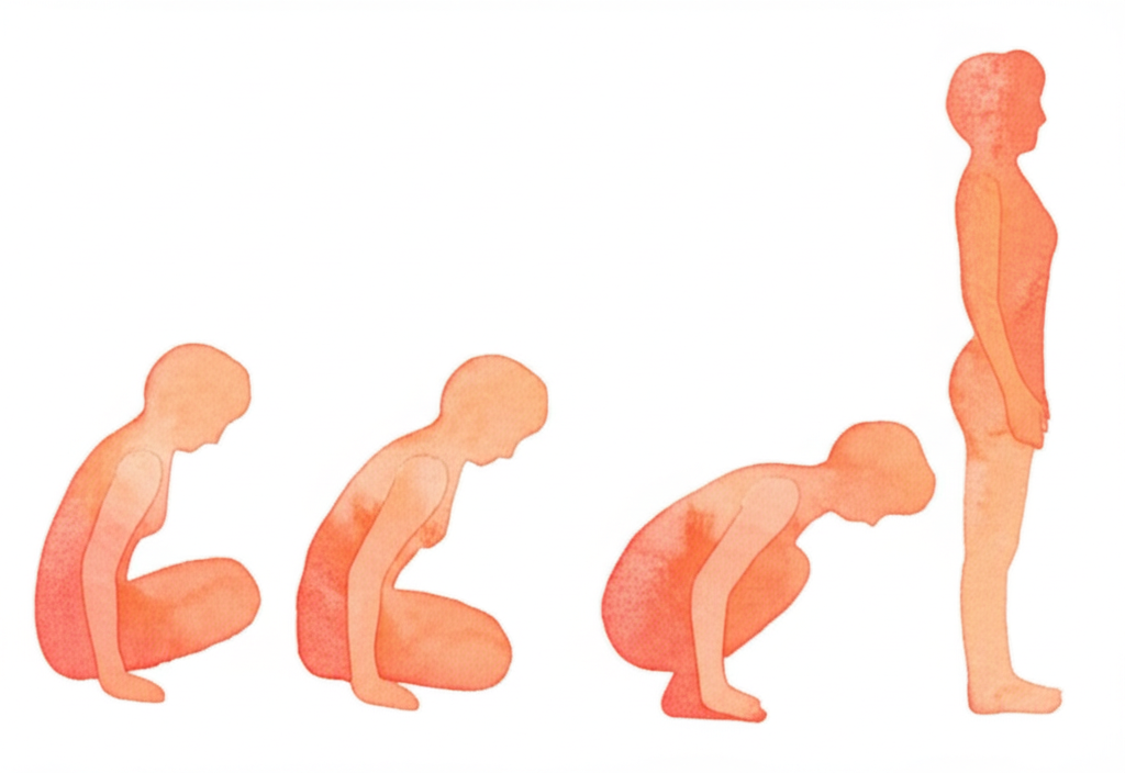 행복한 아기 자세