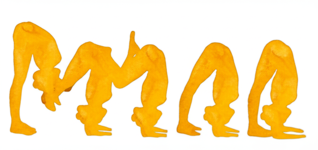 쟁기 자세 동작 시퀀스