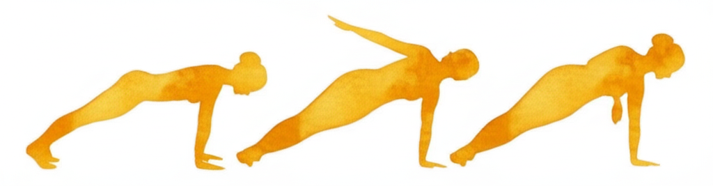 측면 플랭크 자세