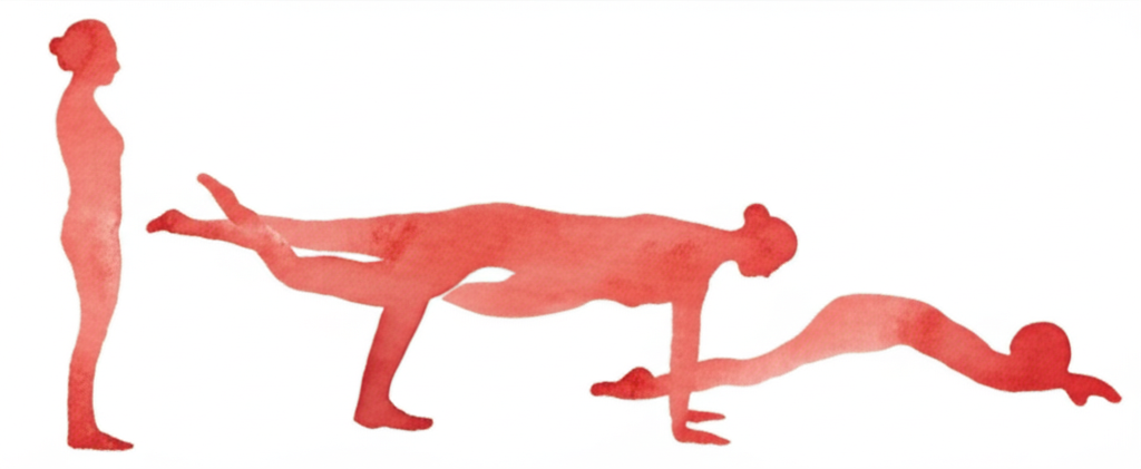 앞뒤 다리찢기 자세