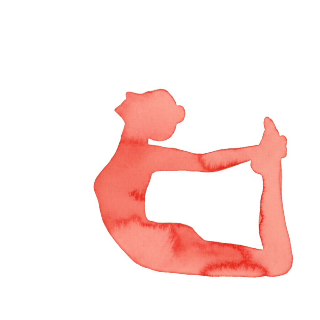 나는 비둘기 자세