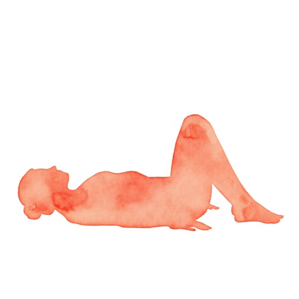 누운 나비 자세