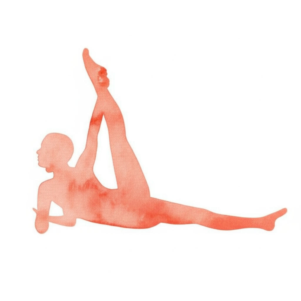 누운 손-발 자세