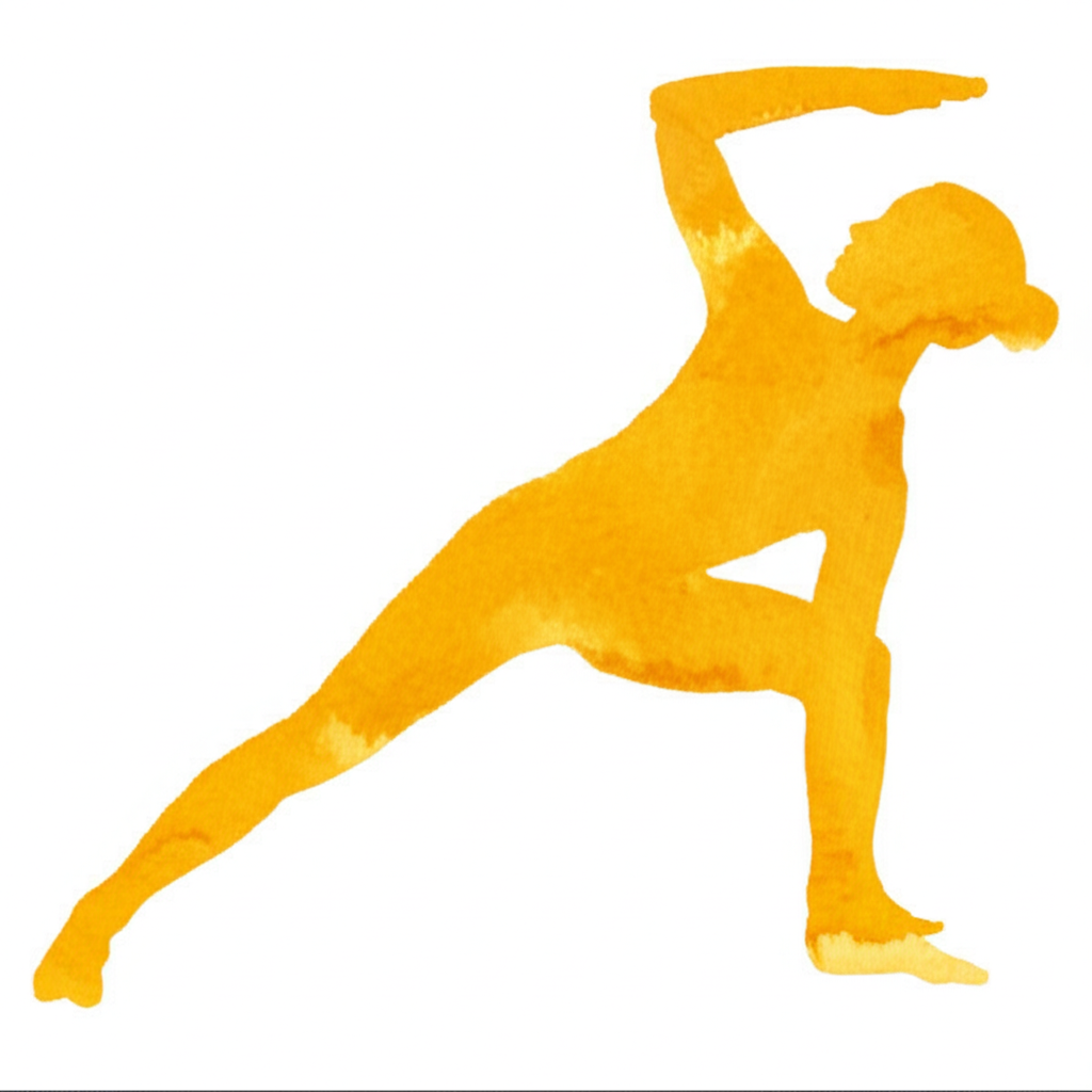 비튼 옆 각도 자세