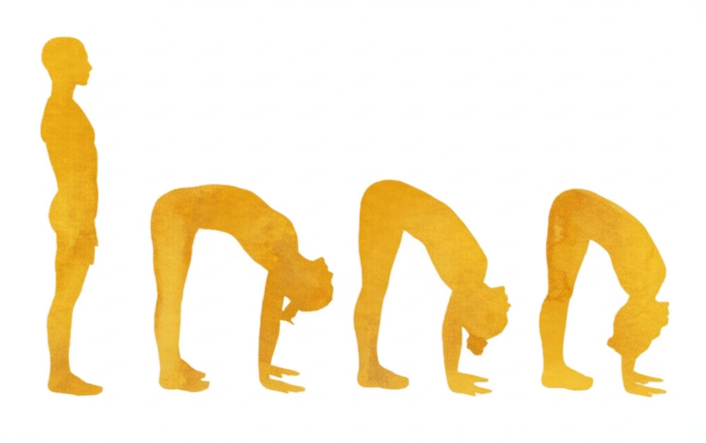 야생의 자세 동작 시퀀스